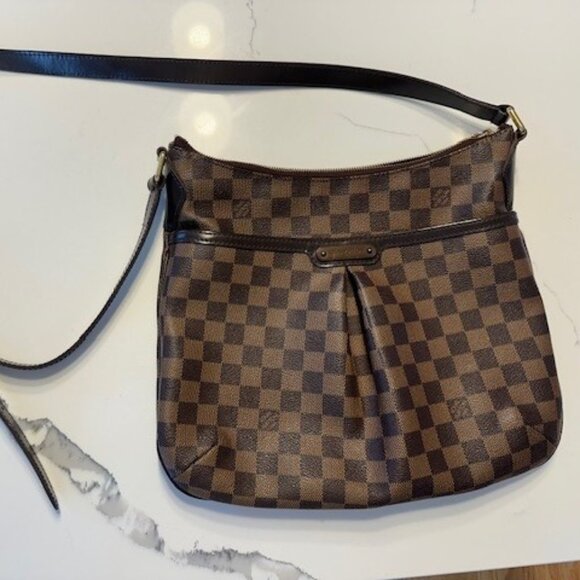LV Bloomsbury PM Damier Ebene Brown Leather Crossbody/Shoulder Bag - Picture 1 of 14